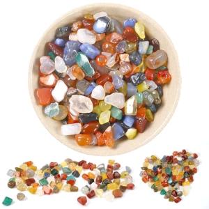 Colores Mezclados Piedra de Ágata de 500g, Piedras Preciosa…