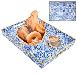 XRPRPX Bandeja Decorativa para Servir Comida de 40 x 30 x 4…