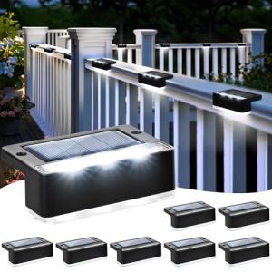 Solpex luces solares para exterior, 8 piezas, luz de escale…