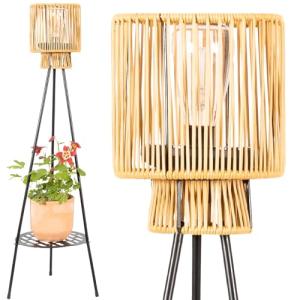 Gadgy Lámpara de Pie LED Solar con Soporte para Flores – Lá…
