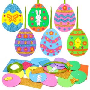 Wishstar 12 piezas de huevos de Pascua artesanía conjunto p…