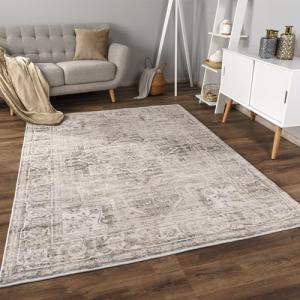 Paco Home Alfombra Salon De Habitacion Pelo Corto Motivo Or…