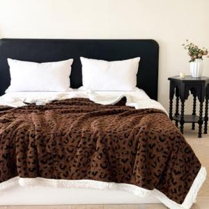 Chickwin Manta Suave Franela, 7 TOG Estilo Leopardo Manta C…