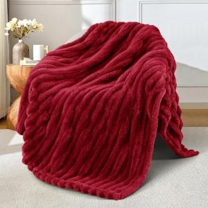 Exclusivo Mezcla Manta de Lana para sofá, Manta de Cama Sup…
