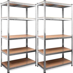 Estantería Metálica Almacenaje 2X Unidades de Acero Galvani…