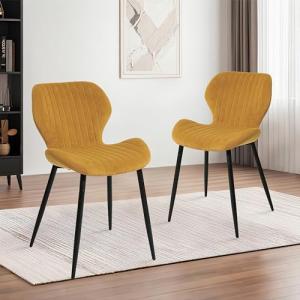 CangLong Pack de 2, Diseño Nórdico, Respaldo Ergonómico, Si…