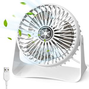 OUILA Ventilador Portatil USB Silencioso Ventilador de Mesa…