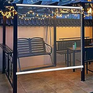 Persianas enrollables transparentes de PVC impermeables par…