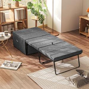 HOMCOM Cama Plegable 68x180 cm con Colchón de Espuma Mueble…