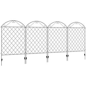Outsunny Vallas de Jardín Exterior de 4 Paneles 88x110 cm V…