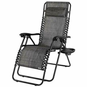 CASARIA® Tumbona Jardín Reclinable Gravedad Cero 184x69x116…