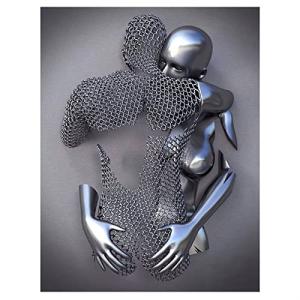 QCLUEU Arte de la Pared del Efecto 3D del corazón del Amor,…