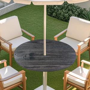 Chickwin Mantel Impermeable Redondo, Ajustable Mantel para…