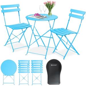 KESSER® Juego de Muebles de jardín de 3 Piezas con 2 sillas…