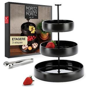 Moritz & Moritz Soporte para frutas de 3 niveles, incluye p…