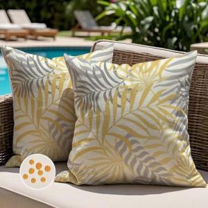 Jayusaror Fundas de Cojín para Exterior Impermeables Decora…