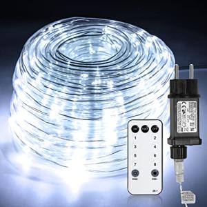 Sonnewelt Manguera de luz exterior de 30 m, 300 ledes, para…