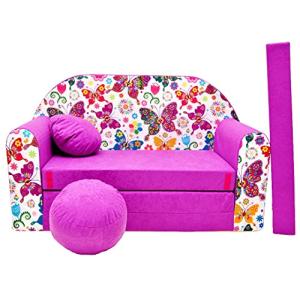 Pro Cosmo Sofá Cama para niños   Puf/Reposapies y Almohada…