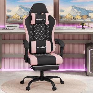 WOLTU Silla de Gaming Ergonómica, Silla Oficina con Soporte…