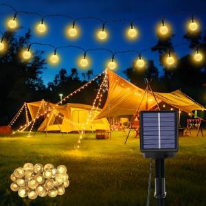 Realky Guirnaldas Luces Exterior Solar, 30 LED 8 Modos Guir…