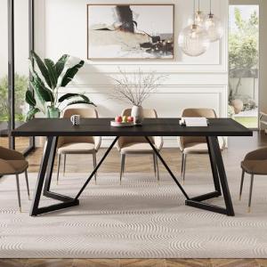 Tribesigns Mesa de Comedor Grande de 180cm para 6-8, Mesa d…