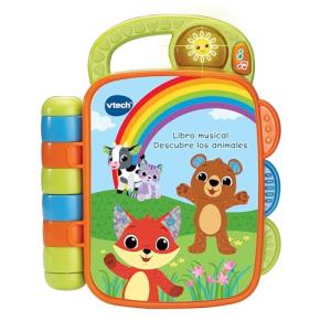 VTech-Baby Libro Musical Descubre los Animales, Libro Infan…