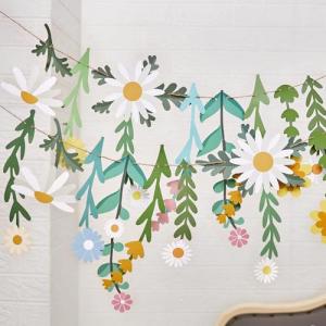 Easy Joy Guirnalda de flores, flores silvestres, decoración…