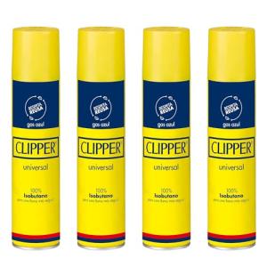 Clipper - Lata de 300 ml de Gas Butano Universal para Meche…