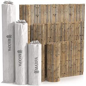 MAXPA Valla Bambú Natural decorativa y ocultación (300 x 20…