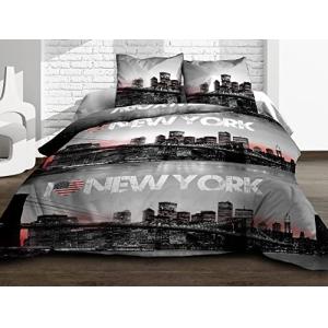 Funda nórdica de 240 x 260 cm y 2 Fundas de Almohada de alg…