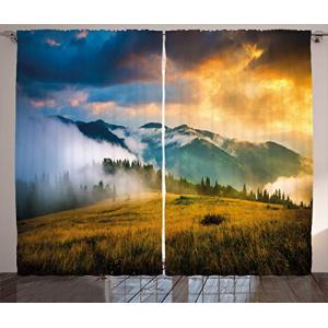 ABAKUHAUS Paisaje Cortinas, Misty Mountaintops, Sala de Est…
