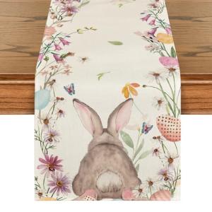 Artoid Mode - Camino de mesa lavable con diseño de Pascua c…