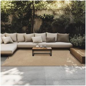 TecTake® Alfombra Trenzada Estilo Boho para Interior y Exte…