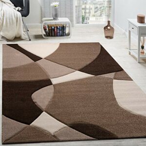 Paco Home Alfombra De Diseño Moderna Estampado Geométrico C…