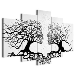 Cuadros B&D XXL - Cuadro en Lienzo Abstracto Personas 200x1…