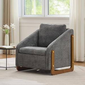 Sillón de salón, silla acento para salón, silla moderna con…