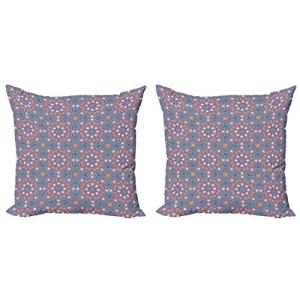 ABAKUHAUS marroquí Set de 2 Fundas para Cojín, Modelo de Es…