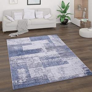 Paco Home Alfombra Salón Pelo Corto Motivo Vintage Estilo A…