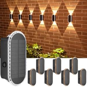 ELLASAY luces Solares Led Exterior Jardin - 8-Pack 1200mAh…