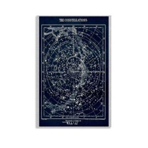 HIMGZXGWQ Póster de arte de mapa de constelación, pintura d…