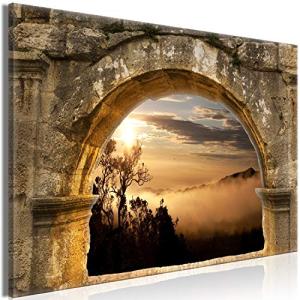 murando Cuadro en Lienzo Vista de la Ventana 90x60 cm impre…