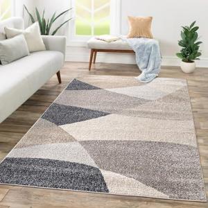 Paco Home Alfombra Salon De Habitacion Pelo Corto Motivo Ab…