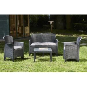 KG KITGARDEN - Conjunto de Jardín Exterior (2 sillones, 1 s…