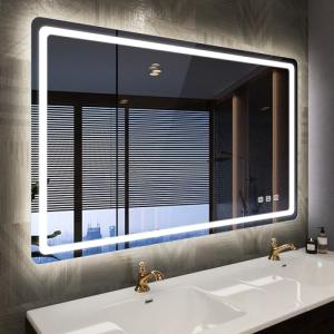 STARLEAD Espejo-Baño-con-Luz 100x70cm con Regulable y 3 Tem…