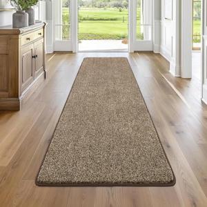 Pauwer Alfombra de pasillo de 60 x 180 cm, antideslizante,…