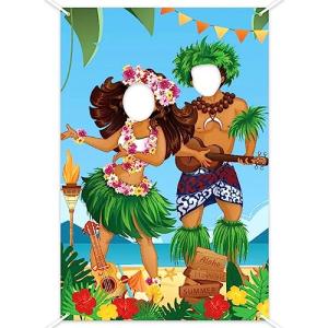 Decoración de Fiesta Hawaiana Foto Prop, 180 * 90 CM Foto P…