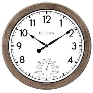 Bulova Patio Time - Reloj de Pared para Interiores y Exteri…