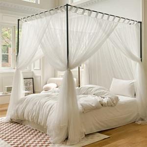 HDSDVNON Dosel De Lujo For Cama con Mosquitero De 4 Postes…