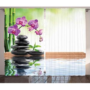 ABAKUHAUS asiático Cortinas, Balneario del Resorte Agua de…