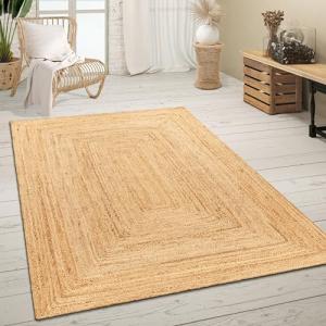 Paco Home Alfombra Salón Fibras Naturales Hecha A Mano Yute…